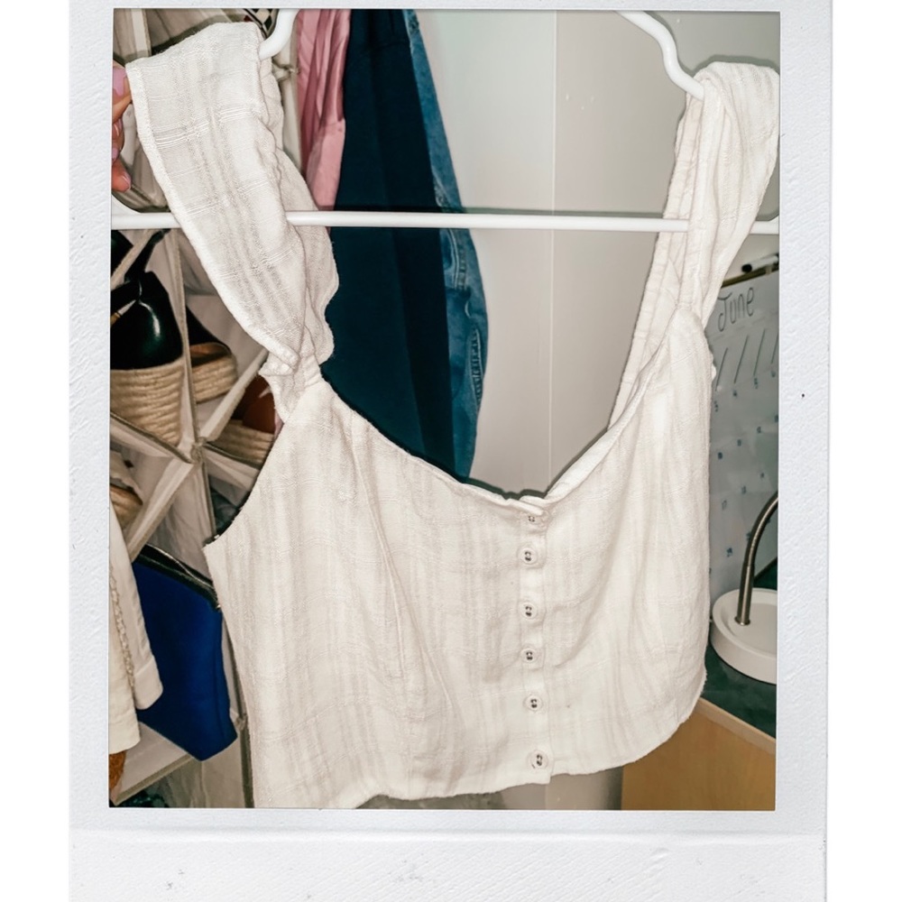 Forever 21 white crop top